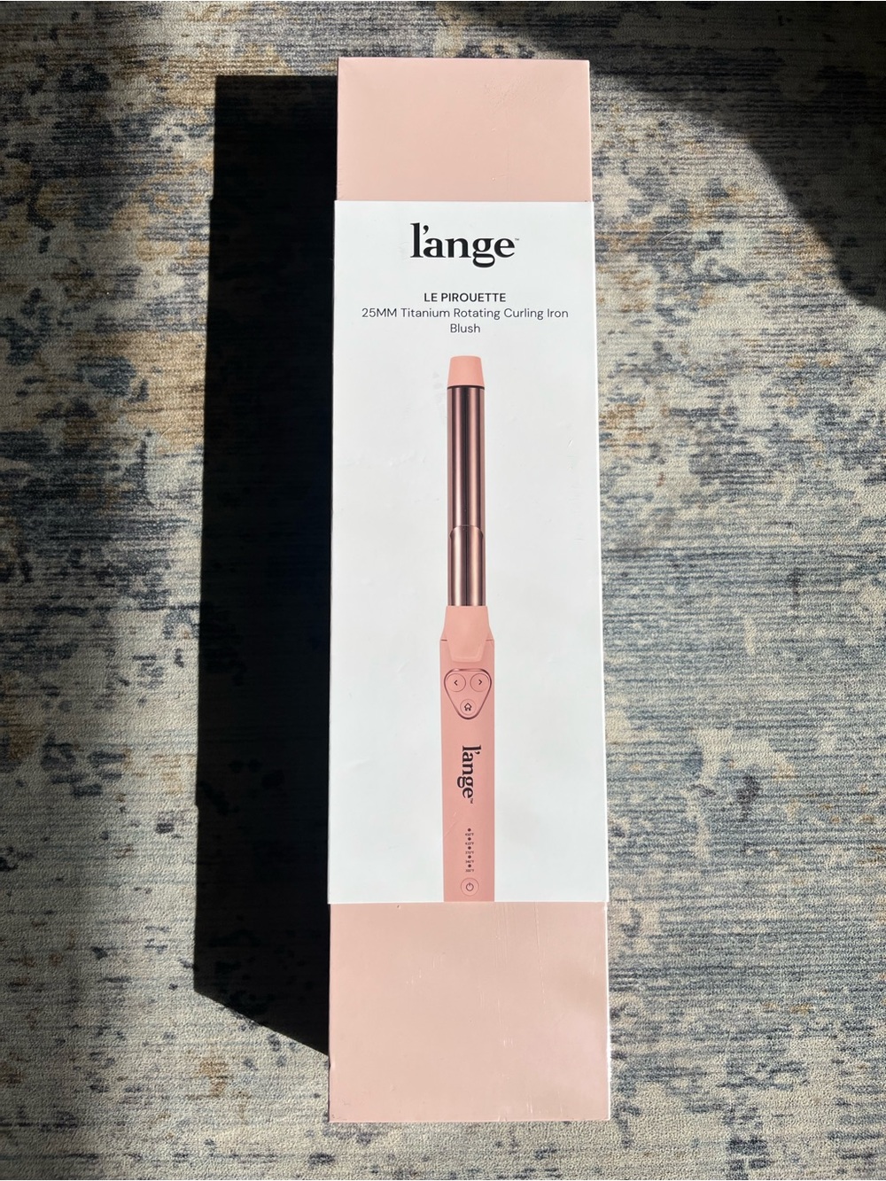 L'ange Blush Rotating Curling Iron - Rose Gold Accents